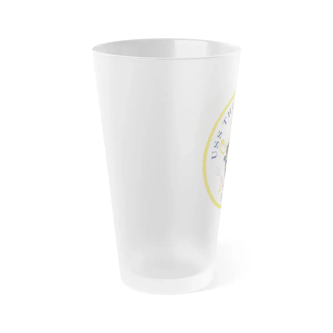 USS Thunderbolt PC 12 (U.S. Navy) Frosted Pint Glass 16oz - Go Mug Yourself