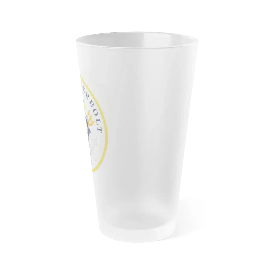 USS Thunderbolt PC 12 (U.S. Navy) Frosted Pint Glass 16oz - Go Mug Yourself
