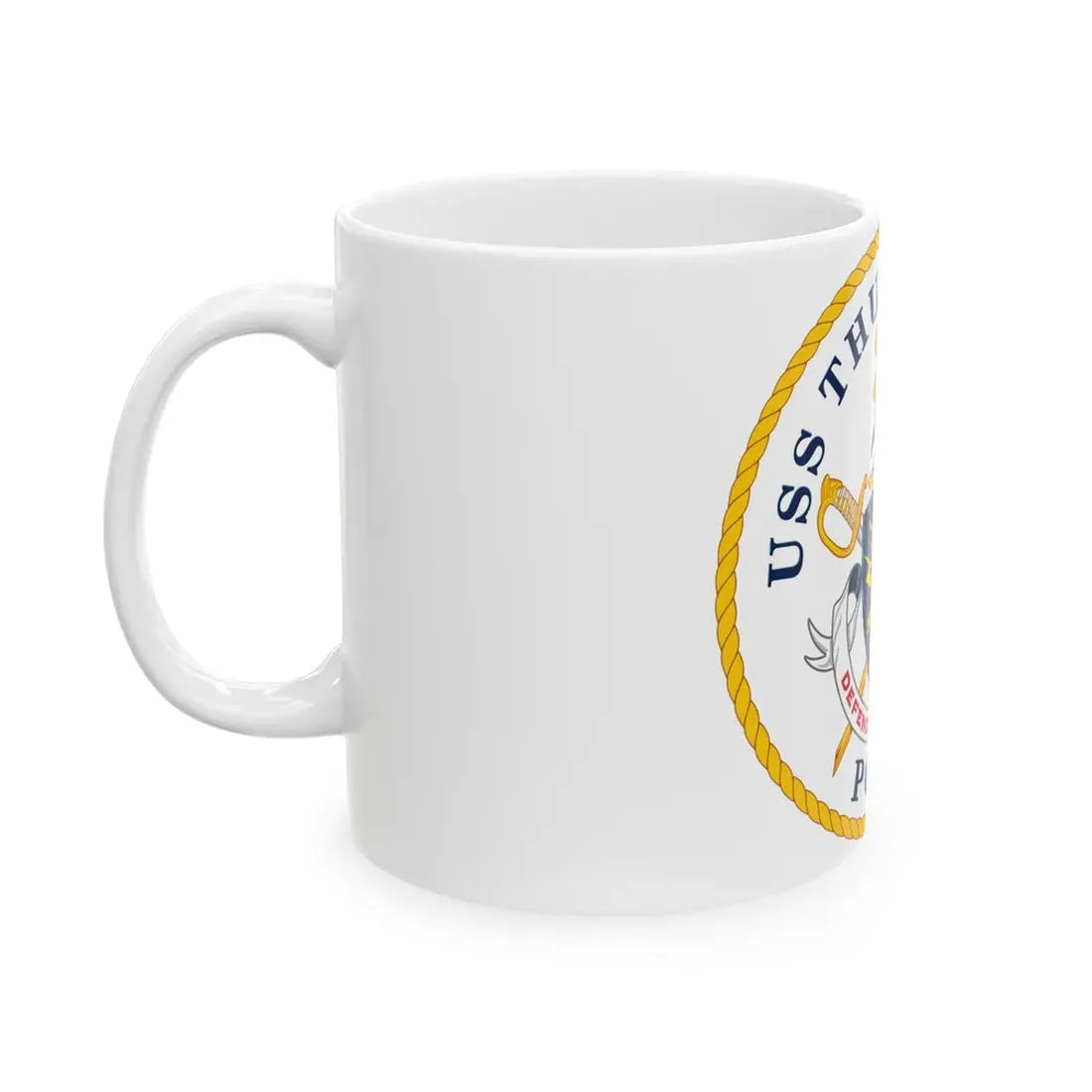 USS Thunderbolt PC 12 (U.S. Navy) White Coffee Mug - Go Mug Yourself