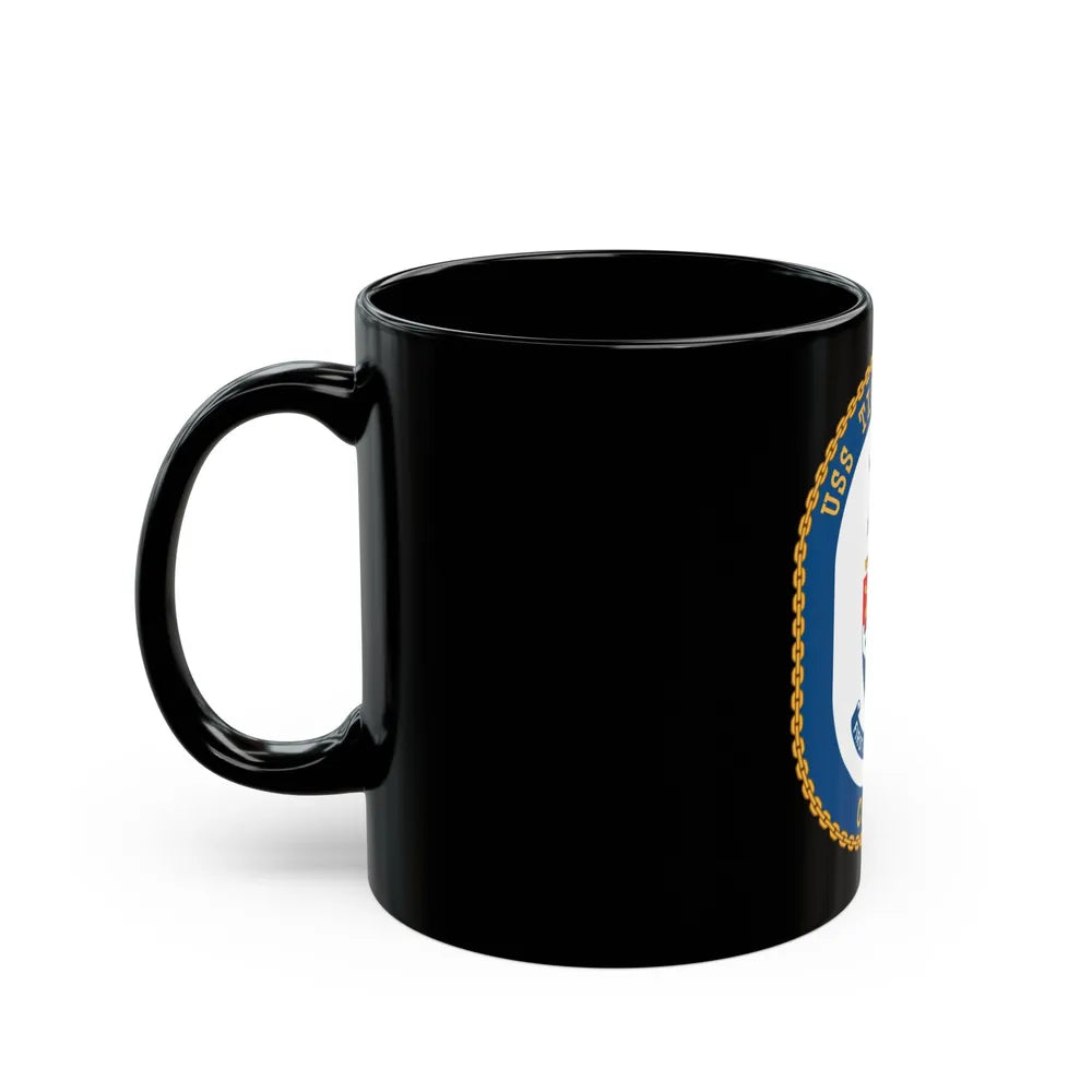 USS Ticonderoga (U.S. Navy) Black Coffee Mug-Go Mug Yourself