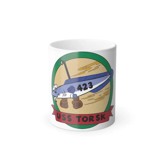 USS TORSK SS 423 (U.S. Navy) Color Changing Mug 11oz-11oz-Go Mug Yourself