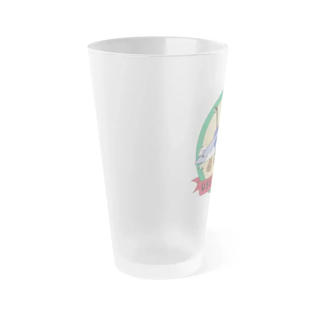 USS TORSK SS 423 (U.S. Navy) Frosted Pint Glass 16oz - Go Mug Yourself