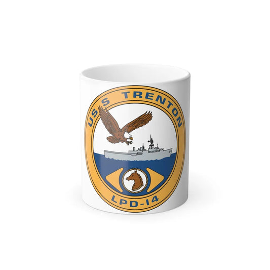 USS Trenton LPD 14 (U.S. Navy) Color Changing Mug 11oz-11oz-Go Mug Yourself