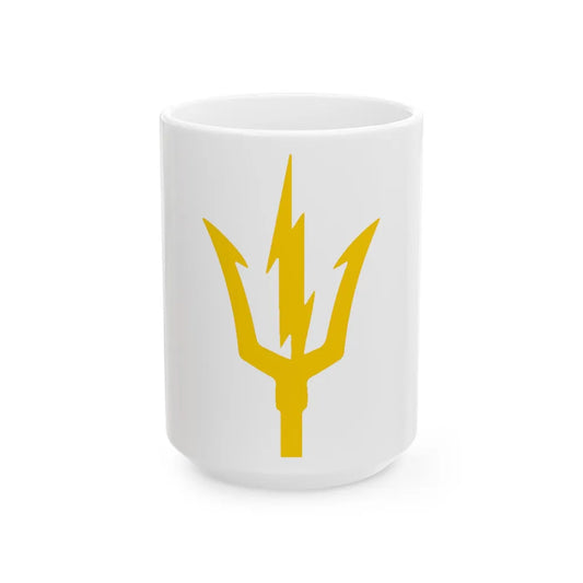 USS TRIPOLI TRIDENT (U.S. Navy) White Coffee Mug-15oz-Go Mug Yourself