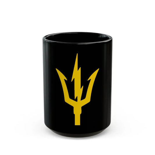 USS TRIPOLI TRIDENT (U.S. Navy) Black Coffee Mug 15oz - Go Mug Yourself