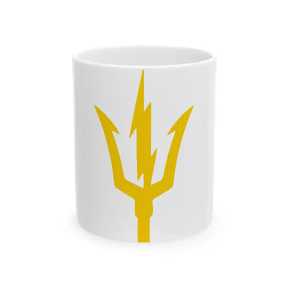 USS TRIPOLI TRIDENT (U.S. Navy) White Coffee Mug 11oz - Go Mug Yourself