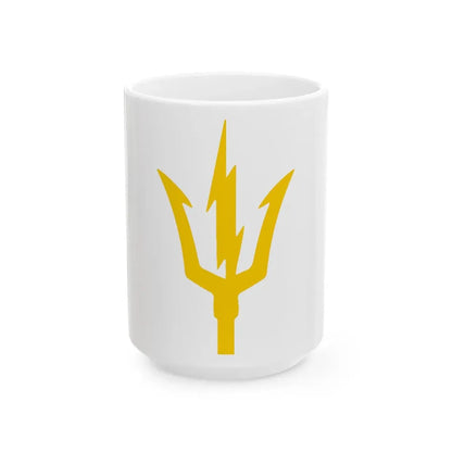 USS TRIPOLI TRIDENT (U.S. Navy) White Coffee Mug 15oz - Go Mug Yourself