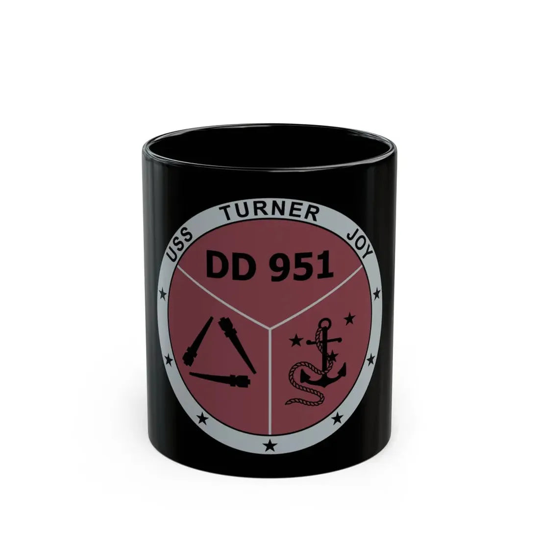 USS Turner Joy DD951 (U.S. Navy) Black Coffee Mug 11oz - Go Mug Yourself