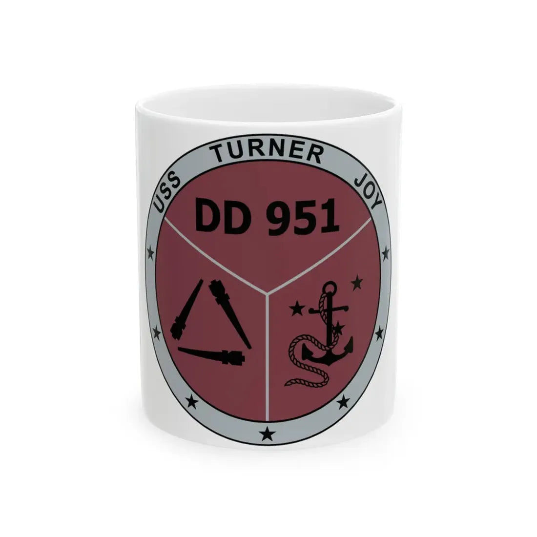 USS Turner Joy DD951 (U.S. Navy) White Coffee Mug 11oz - Go Mug Yourself