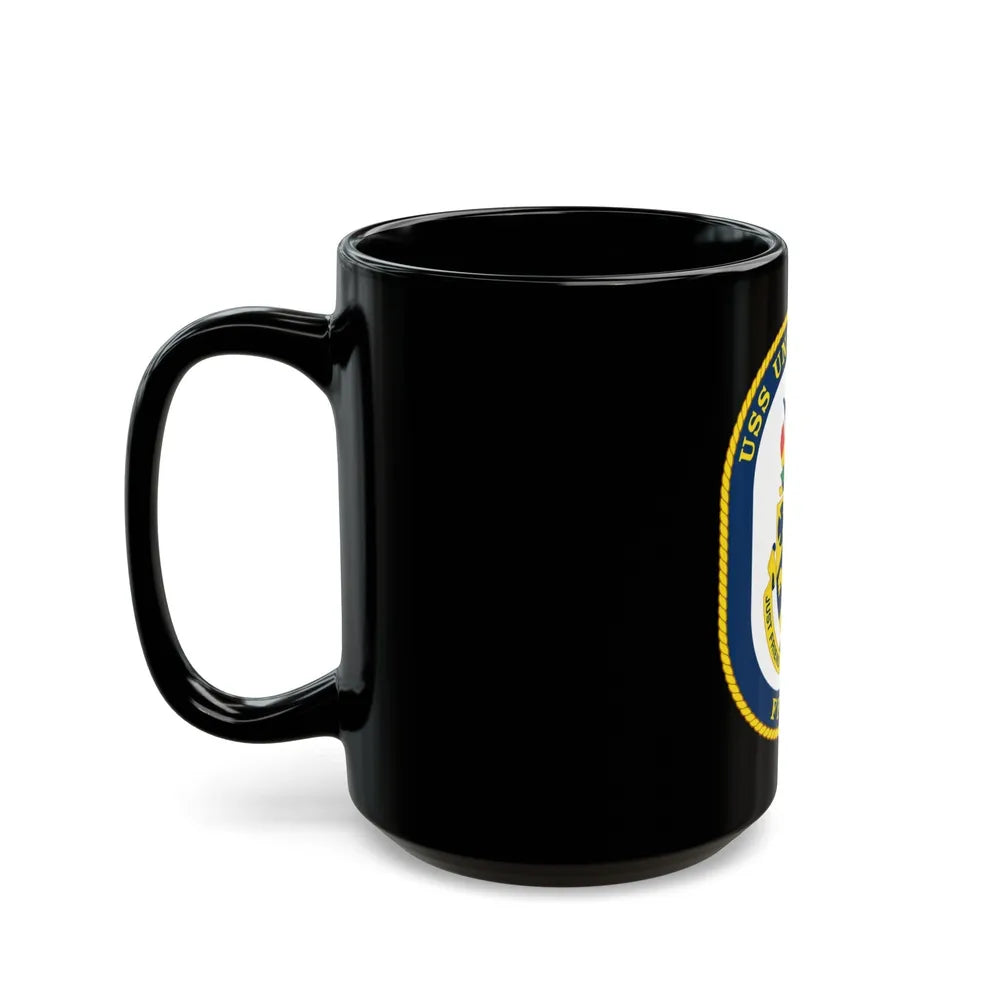 USS Underwood FFG 36 v2 (U.S. Navy) Black Coffee Mug-Go Mug Yourself