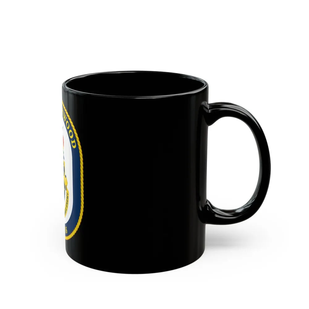 USS Underwood FFG 36 v2 (U.S. Navy) Black Coffee Mug-Go Mug Yourself