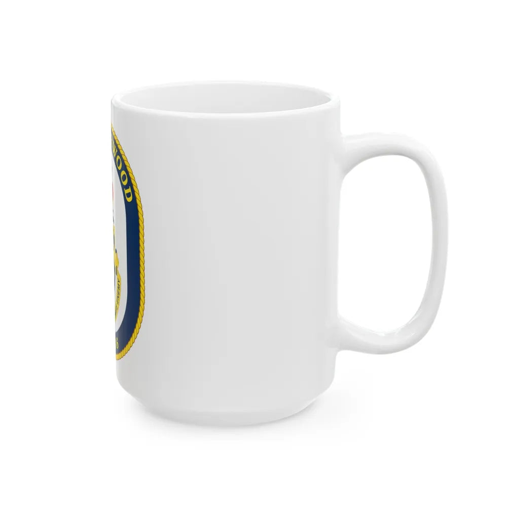 USS Underwood FFG 36 v2 (U.S. Navy) White Coffee Mug-Go Mug Yourself