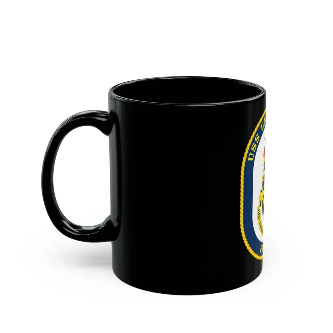 USS Underwood FFG 36 v2 (U.S. Navy) Black Coffee Mug - Go Mug Yourself