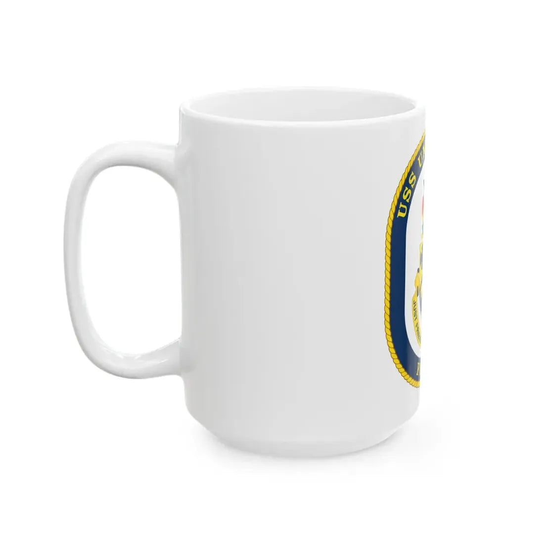 USS Underwood FFG 36 v2 (U.S. Navy) White Coffee Mug - Go Mug Yourself