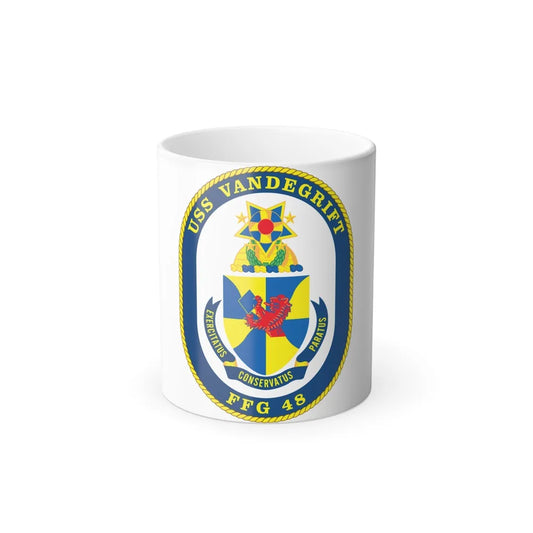 USS Vandegrift FFG 48 v2 (U.S. Navy) Color Changing Mug 11oz-11oz-Go Mug Yourself