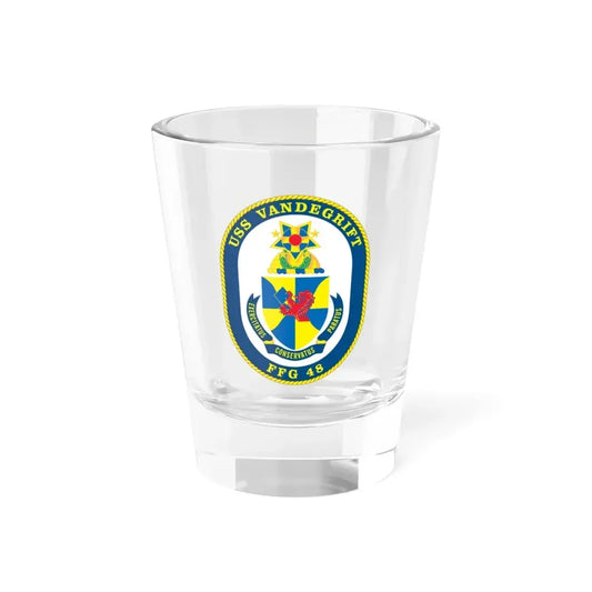 USS Vandegrift FFG 48 v2 (U.S. Navy) Shot Glass 1.5oz 1.5oz - Go Mug Yourself