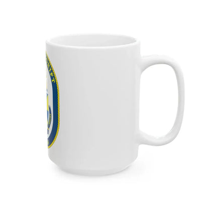 USS Vandegrift FFG 48 v2 (U.S. Navy) White Coffee Mug - Go Mug Yourself
