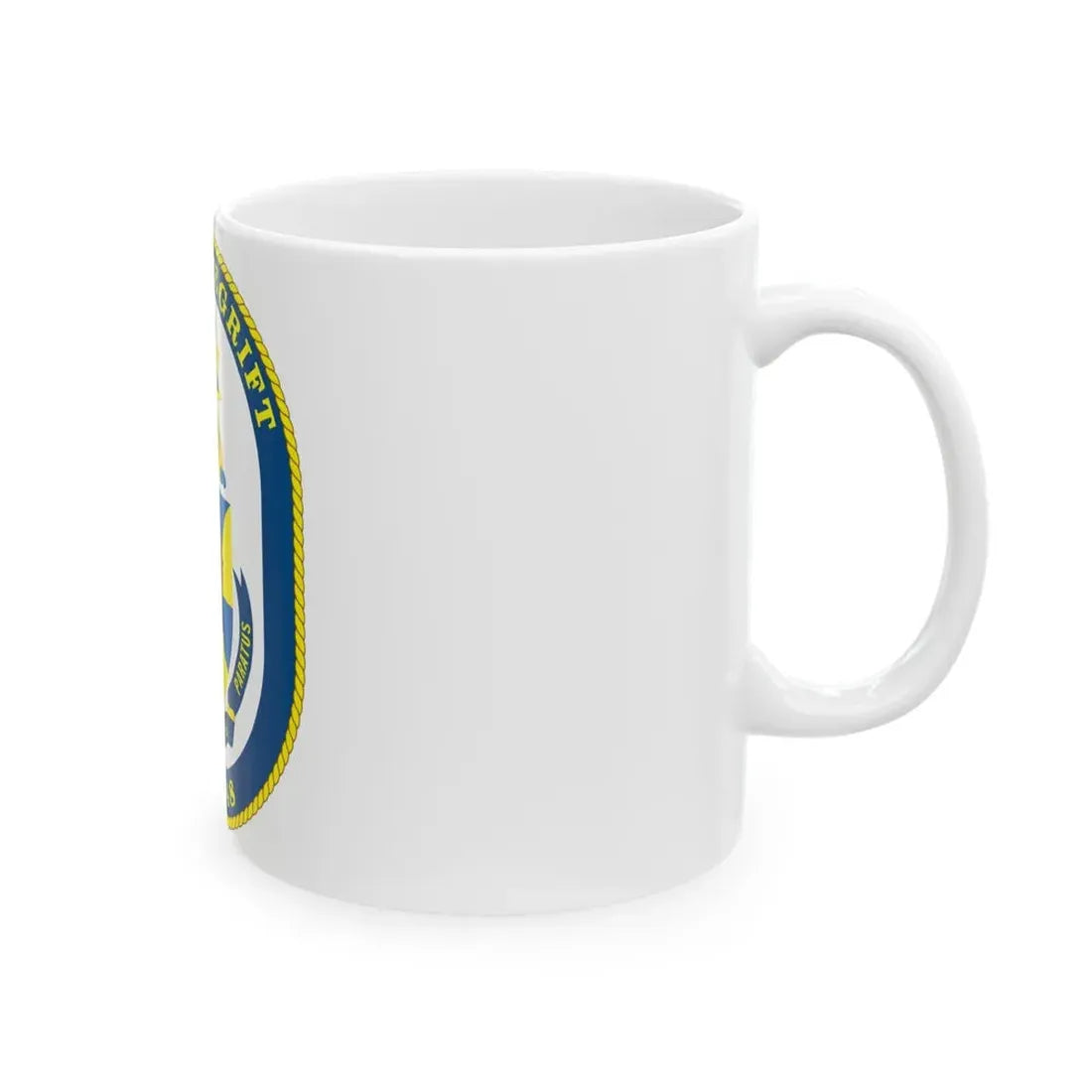 USS Vandegrift FFG 48 v2 (U.S. Navy) White Coffee Mug - Go Mug Yourself