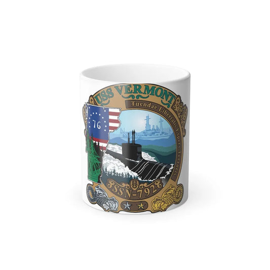 USS Vermont SSN 792 (U.S. Navy) Color Changing Mug 11oz-11oz-Go Mug Yourself