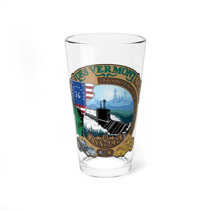 USS Vermont SSN 792 (U.S. Navy) Pint Glass 16oz-16oz-Go Mug Yourself