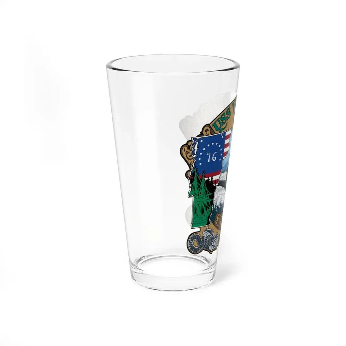 USS Vermont SSN 792 (U.S. Navy) Pint Glass 16oz - Go Mug Yourself