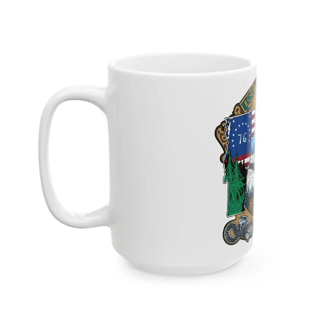 USS Vermont SSN 792 (U.S. Navy) White Coffee Mug - Go Mug Yourself