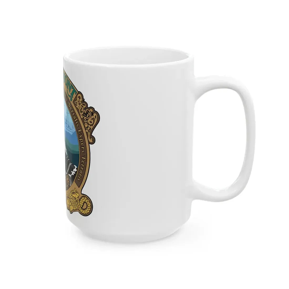 USS Vermont SSN 792 (U.S. Navy) White Coffee Mug - Go Mug Yourself