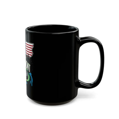 USS Vermont SSN 7921 (U.S. Navy) Black Coffee Mug-Go Mug Yourself