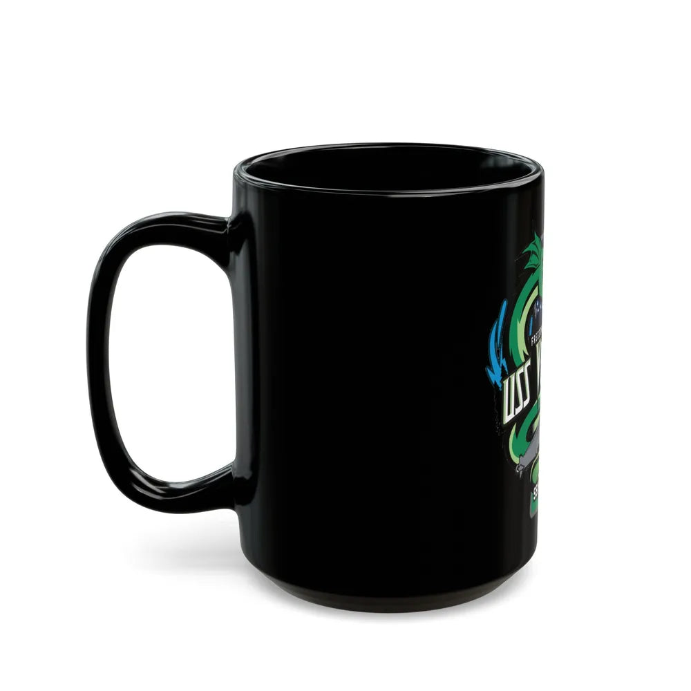 USS Vermont SSN 7921 (U.S. Navy) Black Coffee Mug-Go Mug Yourself