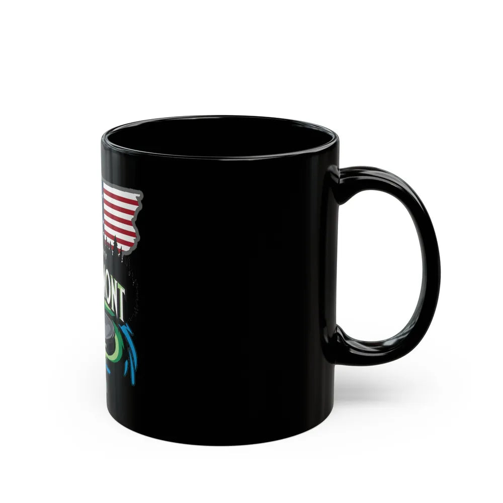 USS Vermont SSN 7921 (U.S. Navy) Black Coffee Mug-Go Mug Yourself