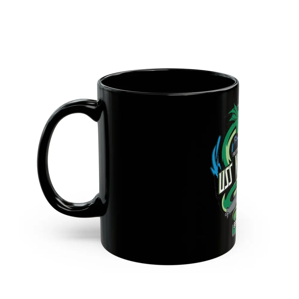 USS Vermont SSN 7921 (U.S. Navy) Black Coffee Mug-Go Mug Yourself