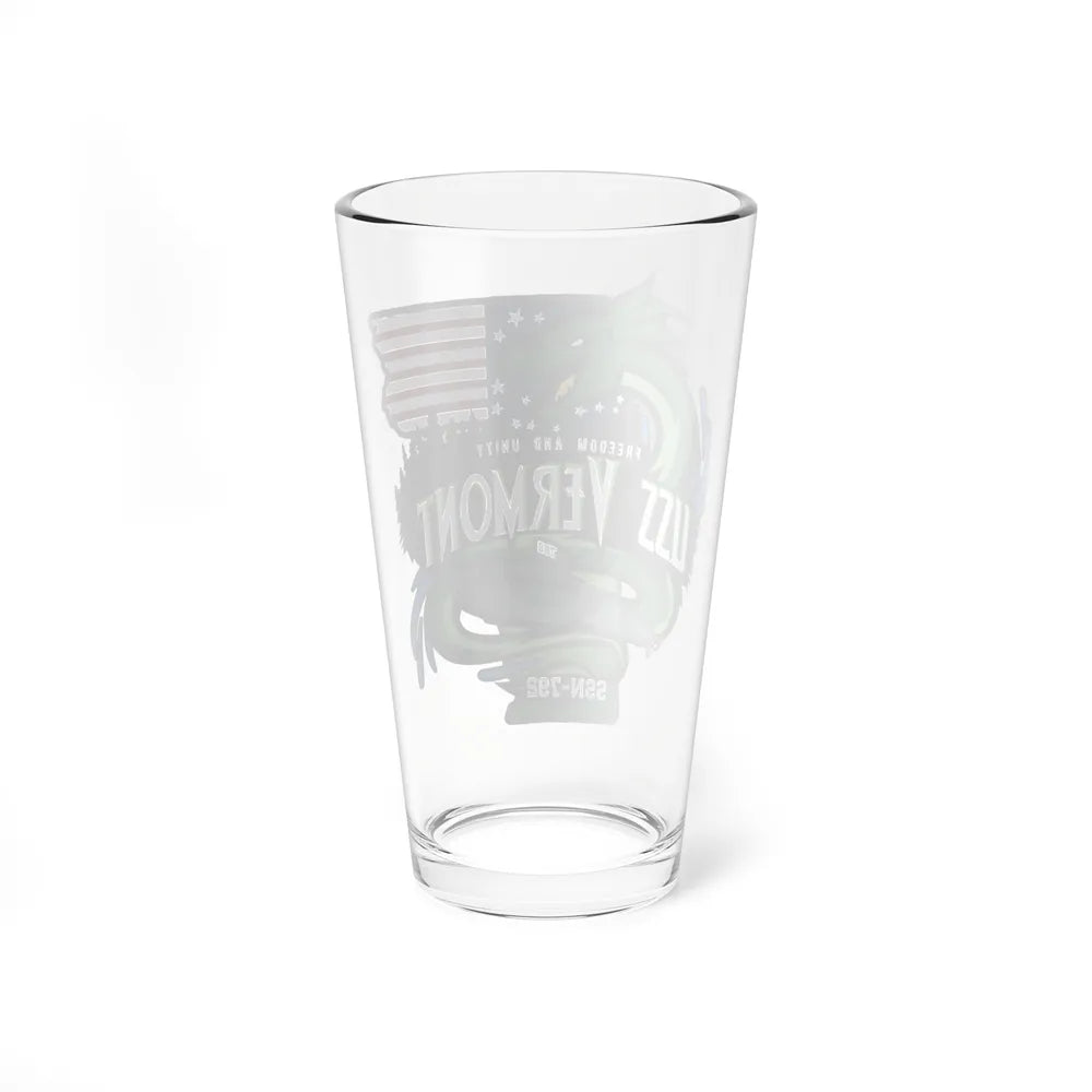 USS Vermont SSN 7921 (U.S. Navy) Pint Glass 16oz-Go Mug Yourself