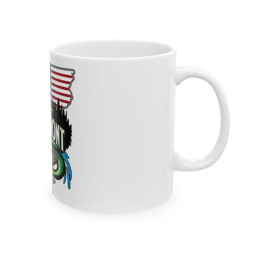 USS Vermont SSN 7921 (U.S. Navy) White Coffee Mug-Go Mug Yourself