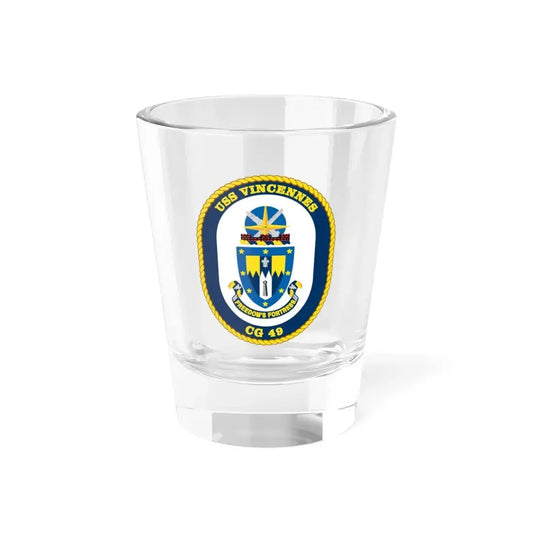 USS Vincennes CG 49 v2 (U.S. Navy) Shot Glass 1.5oz 1.5oz - Go Mug Yourself