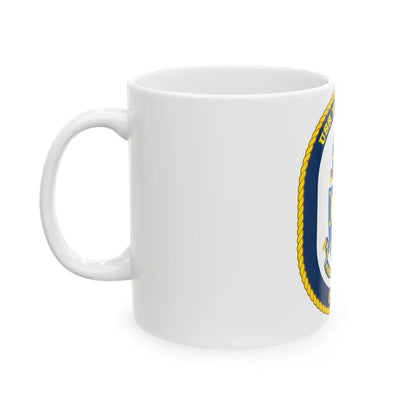 USS Vincennes CG 49 v2 (U.S. Navy) White Coffee Mug - Go Mug Yourself