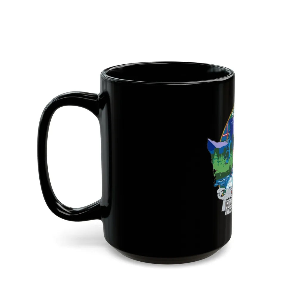 USS Washington SSN 787 (U.S. Navy) Black Coffee Mug-Go Mug Yourself