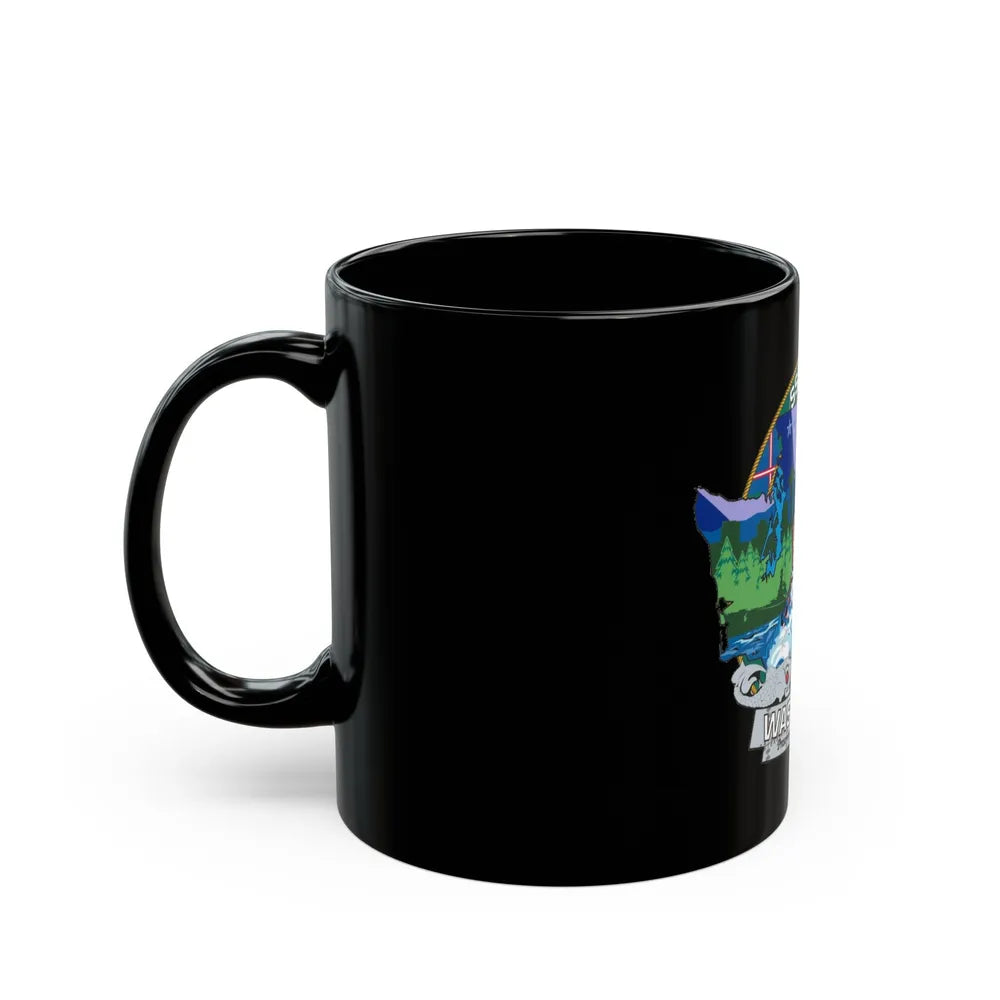 USS Washington SSN 787 (U.S. Navy) Black Coffee Mug-Go Mug Yourself