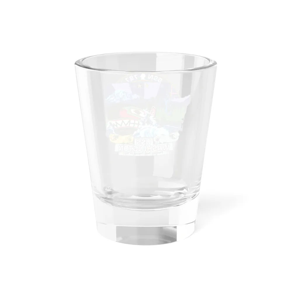 USS Washington SSN 787 (U.S. Navy) Shot Glass 1.5oz - Go Mug Yourself