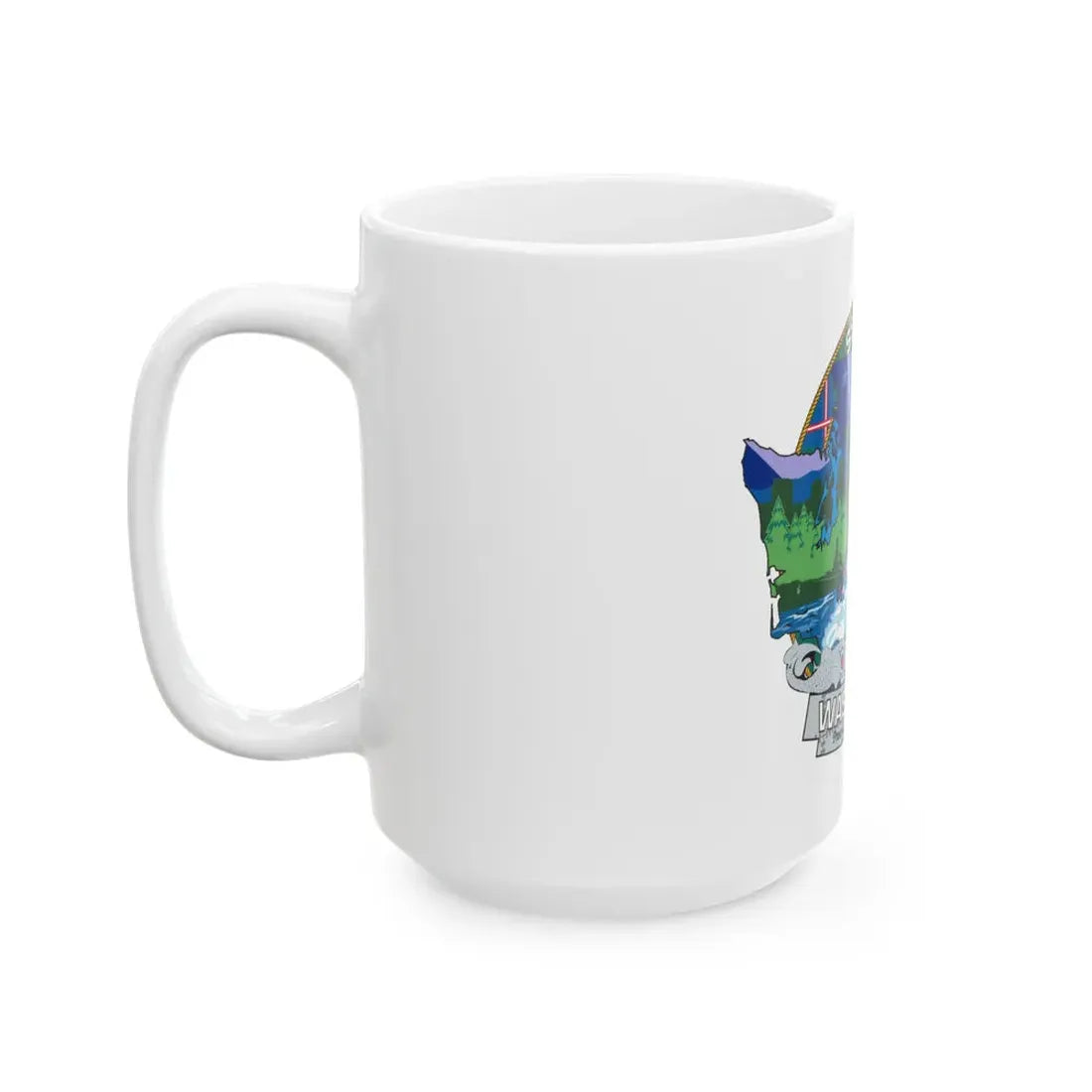 USS Washington SSN 787 (U.S. Navy) White Coffee Mug - Go Mug Yourself