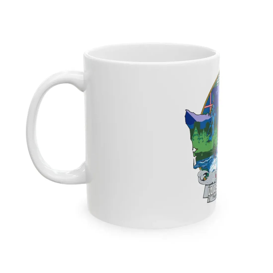 USS Washington SSN 787 (U.S. Navy) White Coffee Mug - Go Mug Yourself