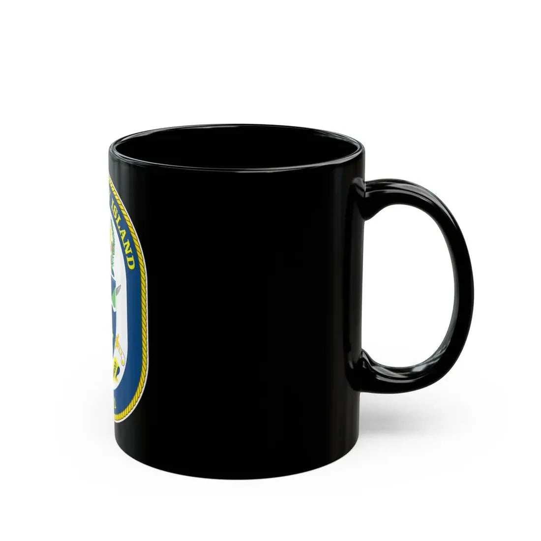 USS Whidbey Island LSD 41 (U.S. Navy) Black Coffee Mug - Go Mug Yourself