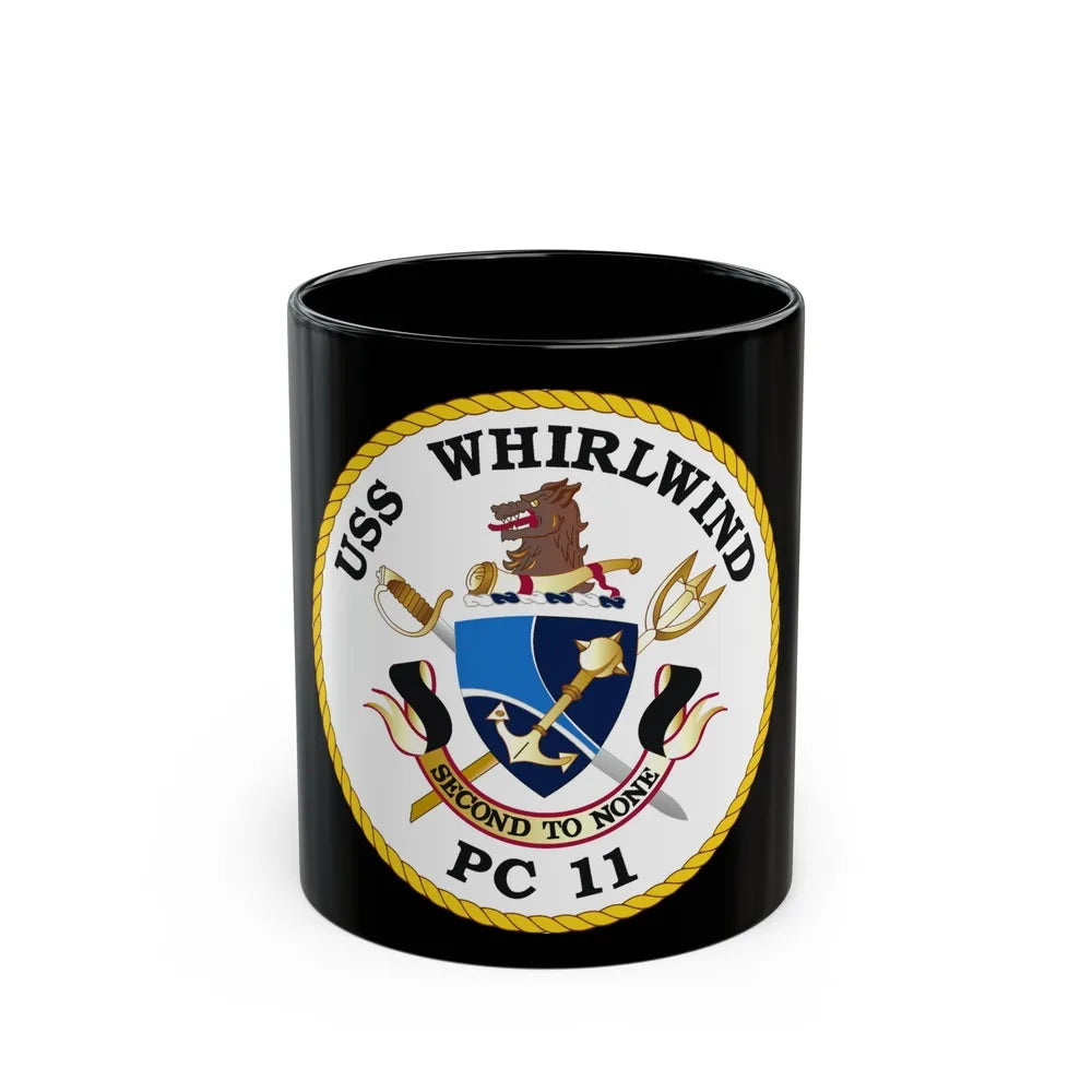 USS Whirlwind PC 11 (U.S. Navy) Black Coffee Mug-11oz-Go Mug Yourself