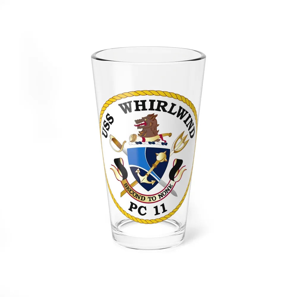 USS Whirlwind PC 11 (U.S. Navy) Pint Glass 16oz-16oz-Go Mug Yourself