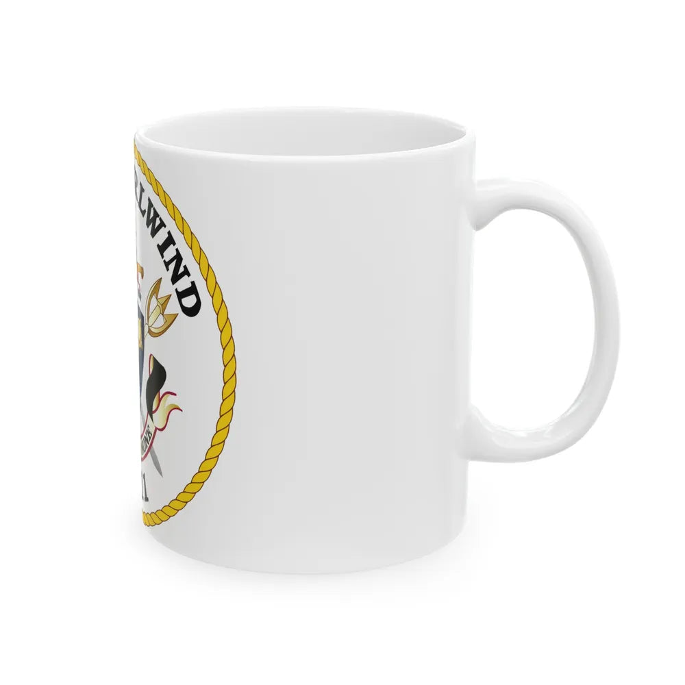 USS Whirlwind PC 11 (U.S. Navy) White Coffee Mug-Go Mug Yourself