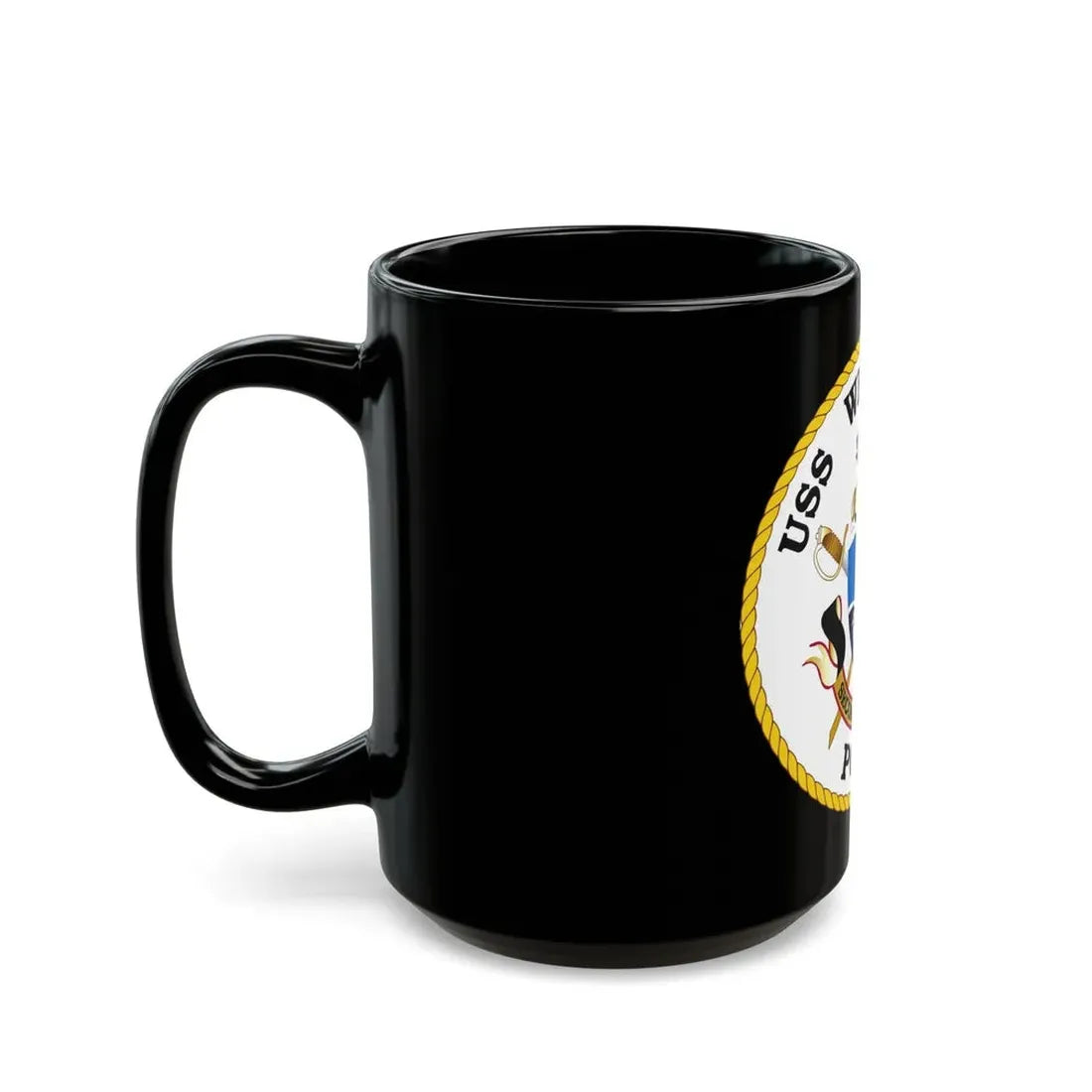 USS Whirlwind PC 11 (U.S. Navy) Black Coffee Mug - Go Mug Yourself