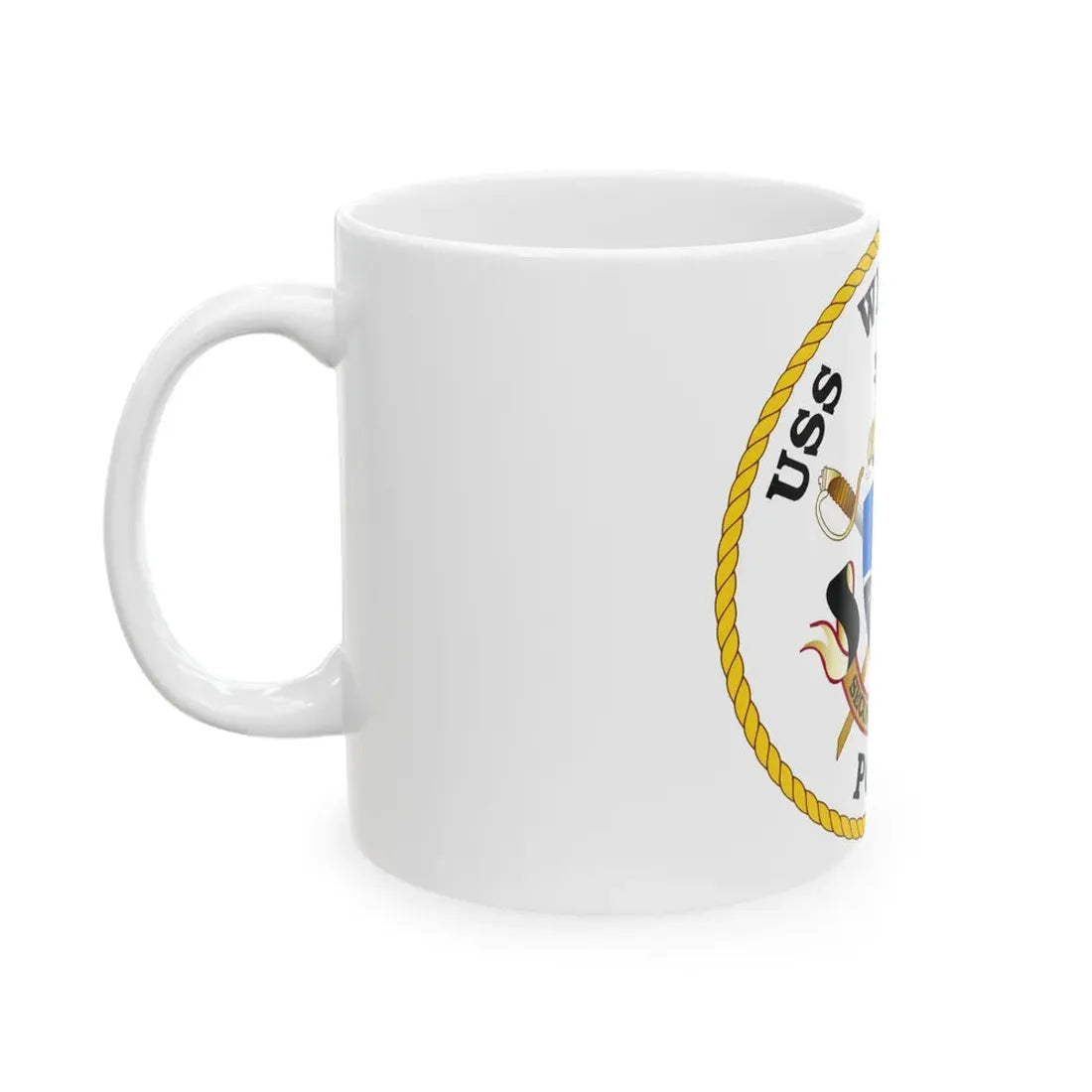 USS Whirlwind PC 11 (U.S. Navy) White Coffee Mug - Go Mug Yourself