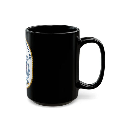 USS Yorktown CG 48 (U.S. Navy) Black Coffee Mug-Go Mug Yourself