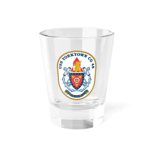 USS Yorktown CG 48 (U.S. Navy) Shot Glass 1.5oz 1.5oz - Go Mug Yourself