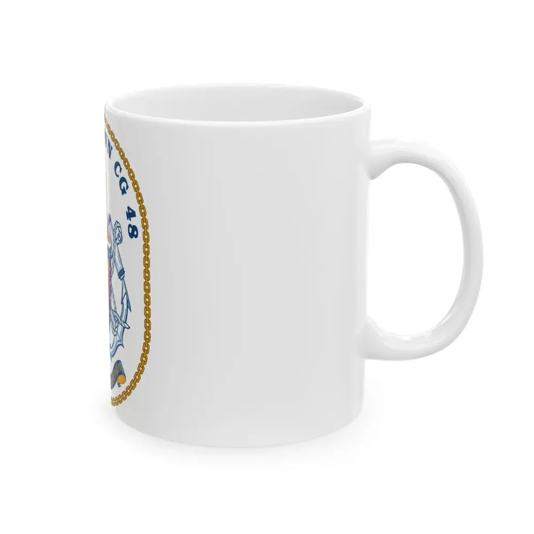 USS Yorktown CG 48 (U.S. Navy) White Coffee Mug - Go Mug Yourself