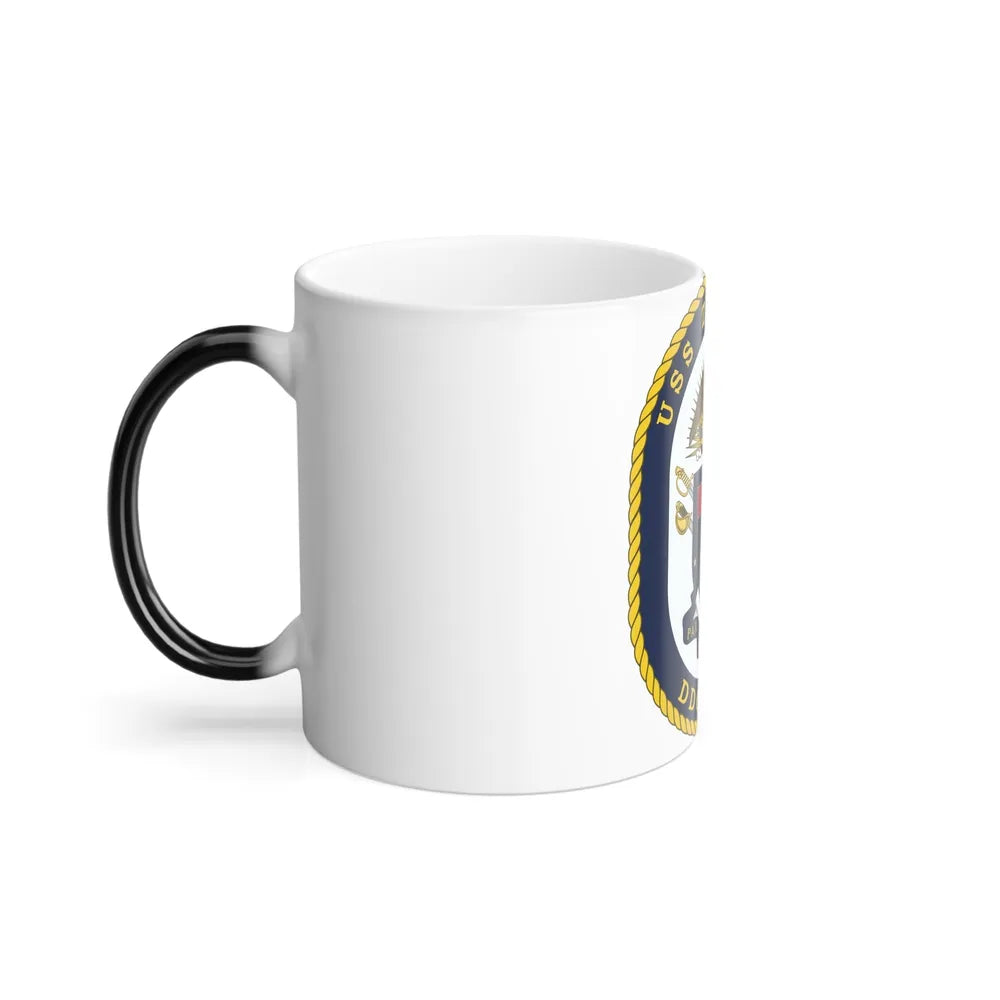 USS Zumwalt DDG 1000 Crest (U.S. Navy) Color Changing Mug 11oz-Go Mug Yourself
